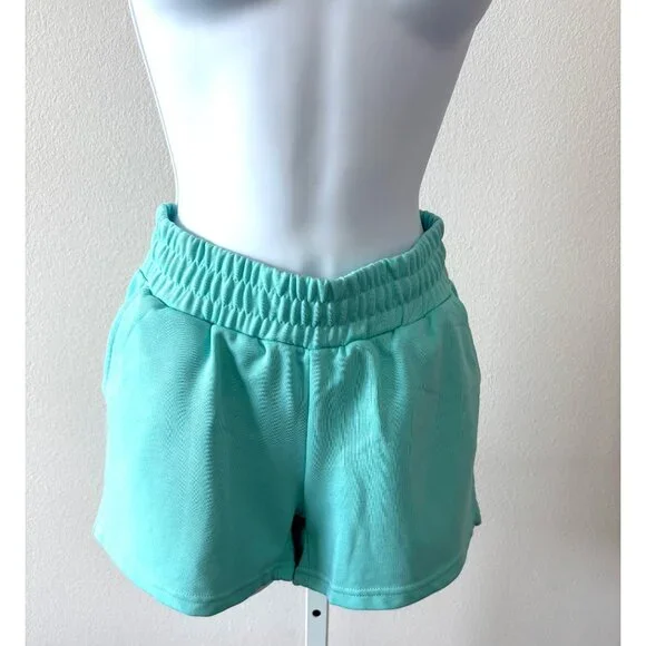 Coquette Soft Girl Lounge Bundle S Summer Ribbed Crop Tops + Sweat Shorts NWT - Picture 2 of 16